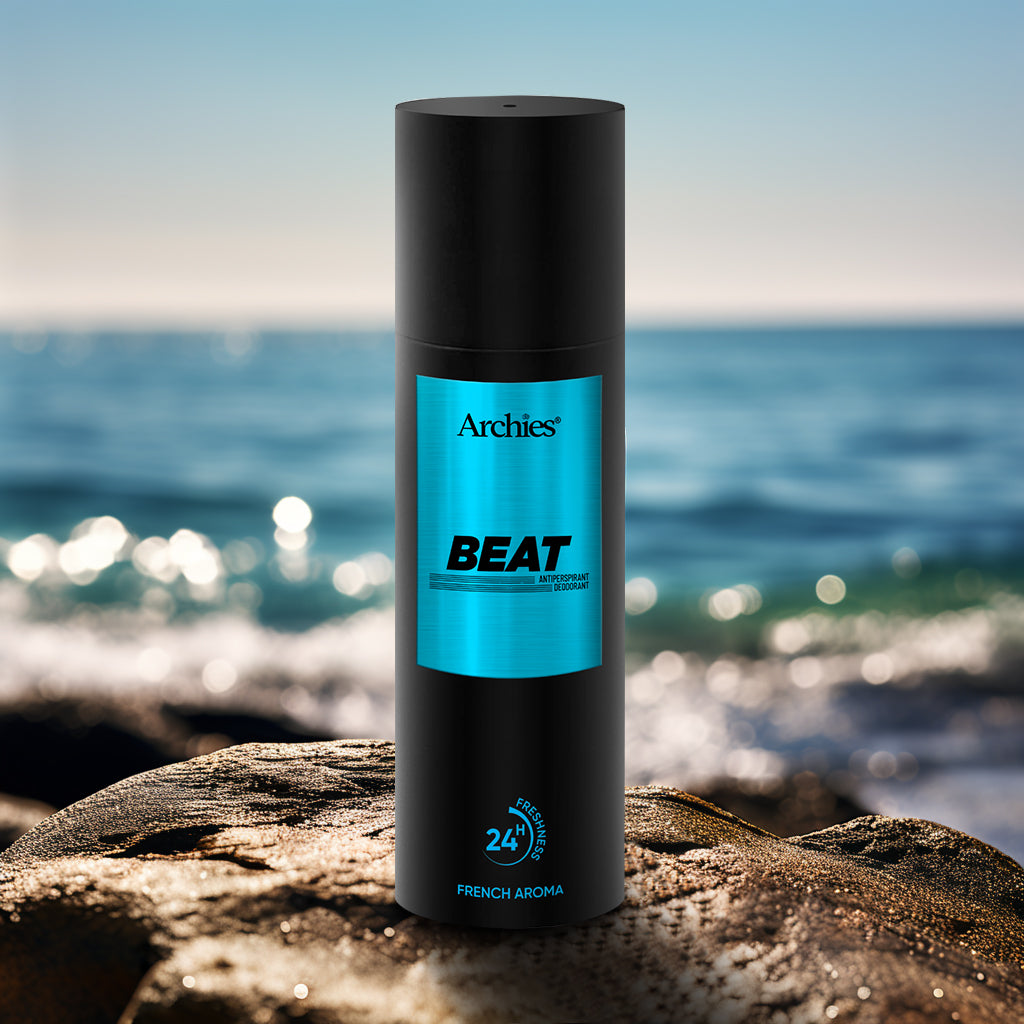 BEAT Deodorant For Men 200 ML | Day & Office Wear 24Hrs | Long Lasting Deo | Luxury French Fragrance with 10% Perfume Oil Concentrates