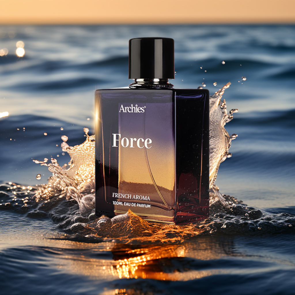 FORCE Eau De Perfume - Archies Luxury Perfume for Men | French Aroma | Fresh scent, Aromatic, Night wear, Woody | Long Lasting Fragrance - 100ML